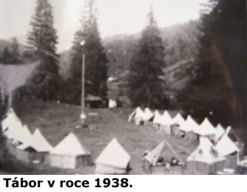 Tábor v roce 1938.