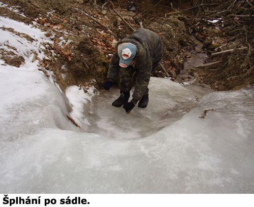Šplhání po sádle.