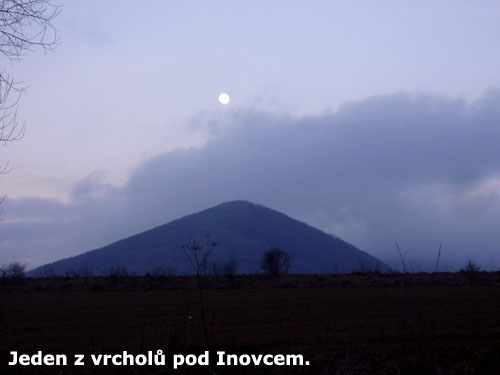 Jeden z vrcholů pod Inovcem.