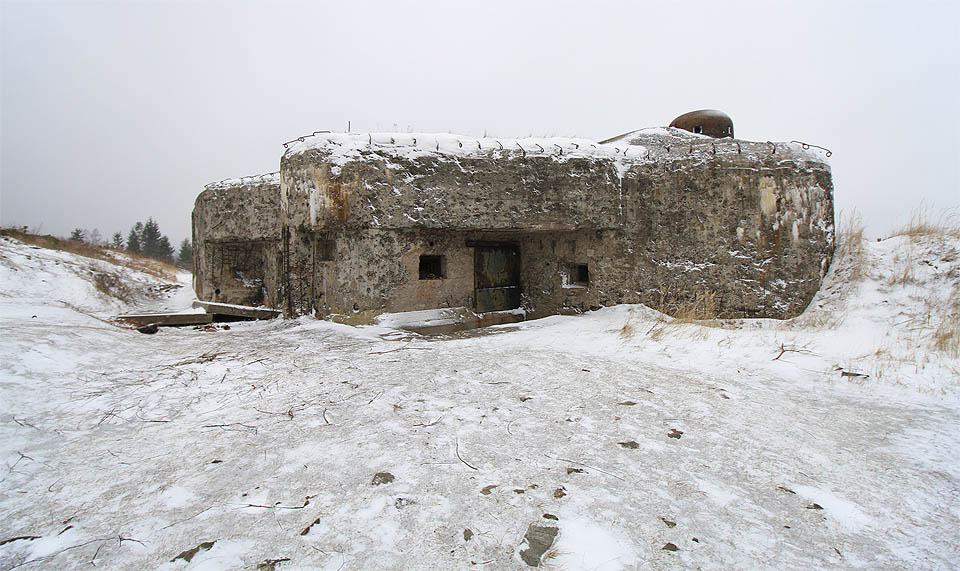 Pěchotní srub Jordán v plné kráse. Tady českoslovenští vojáci ničili československou pevnost.