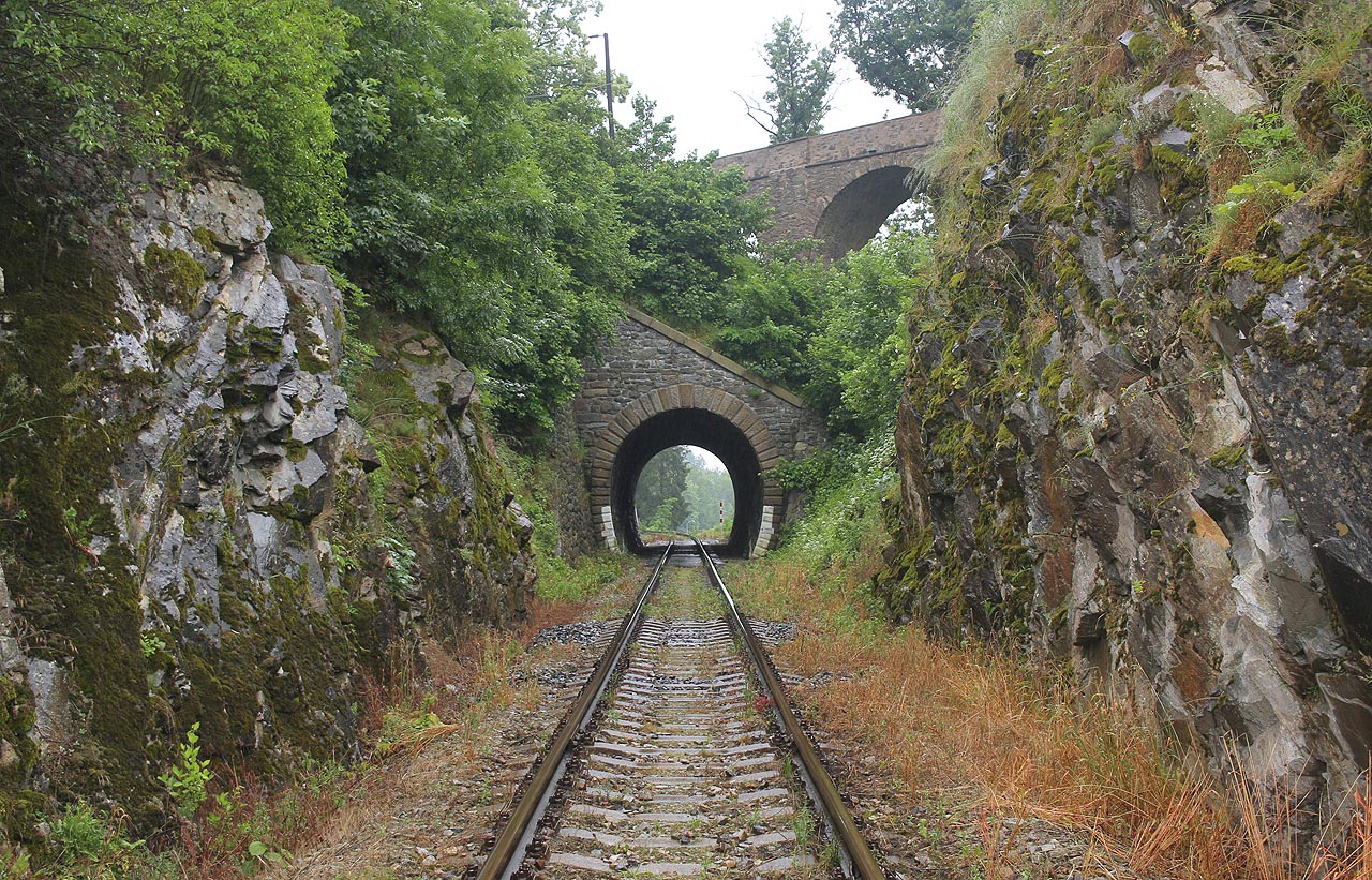 Před samotnou poradou jsem se ještě vydal na dráhu. Konkrétně si projít Hornoledečský tunel pod hradem.