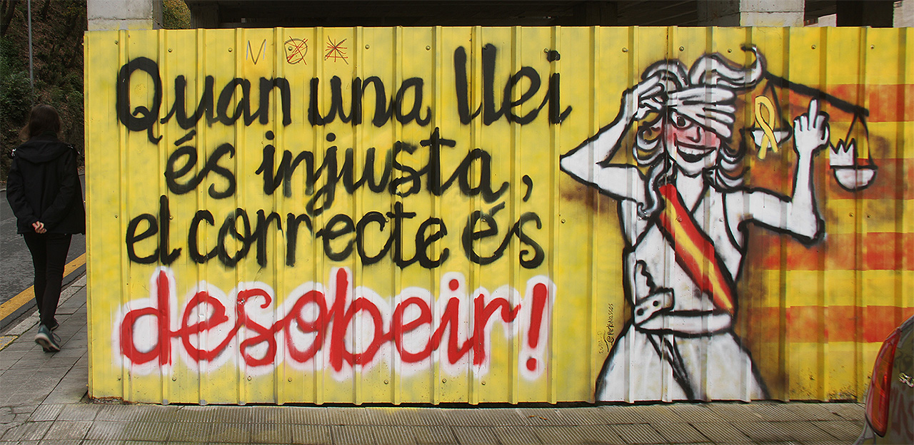 Jednoduše: Když je zákon nespravedlivý, je správné ho nedodržovat.