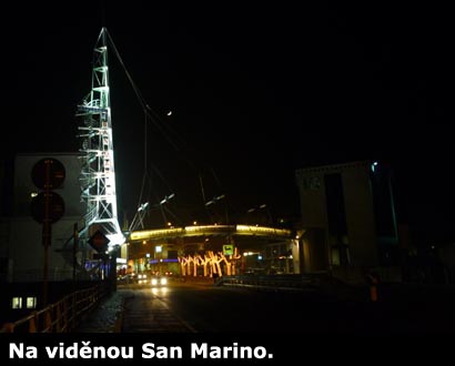 Poslední pohled na stát San Marino.