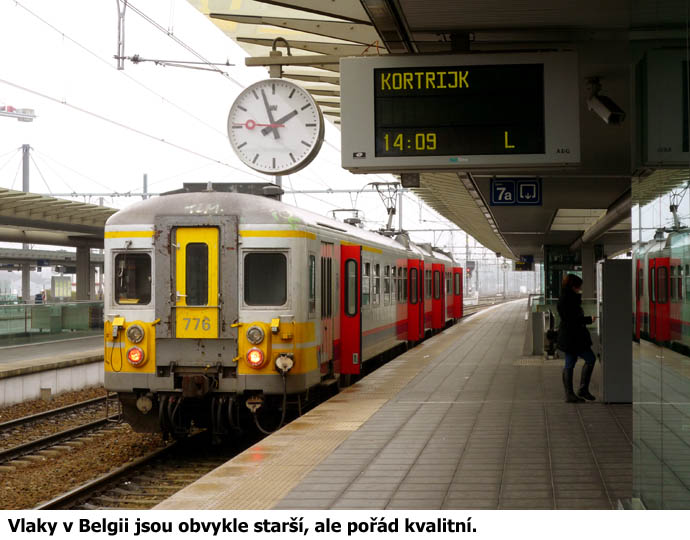 Belgie je s nejhustší železniční sítí světa rájem všeho šotoušstva.