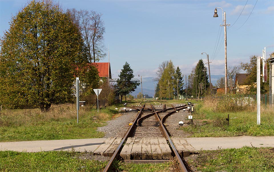 Železniční stanice Pohronská Polhora.